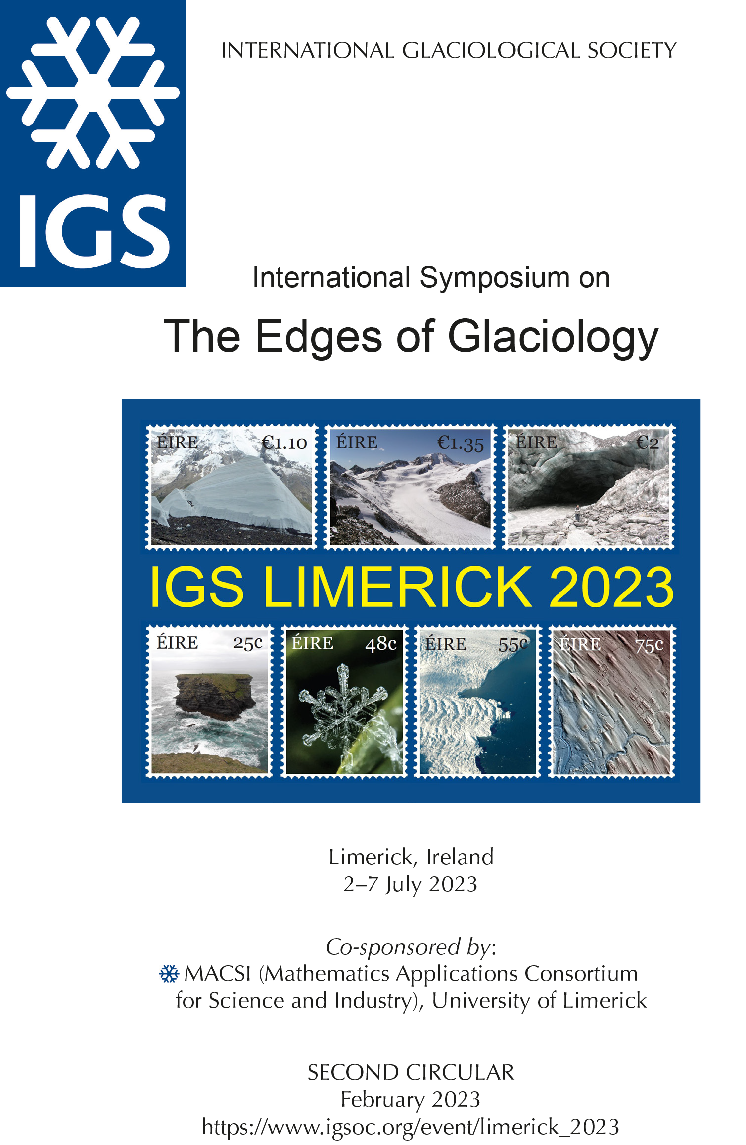 The Second Circular for the International Symposium on the Edges of Glaciology is now online